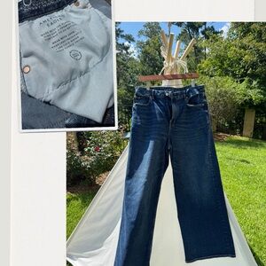 American Eagle Outfitters Dark Blue Flare Jeans